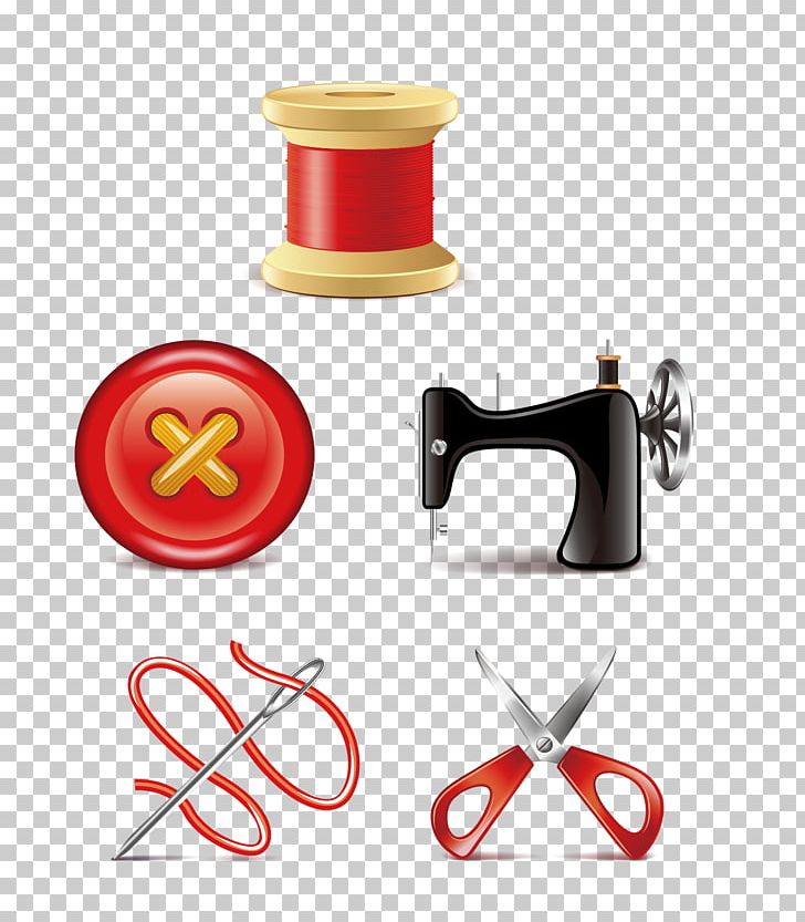 Sewing Thread PNG, Clipart, Button, Cartoon Scissors, Cup, Dressmaker, Golden Scissors Free PNG Download