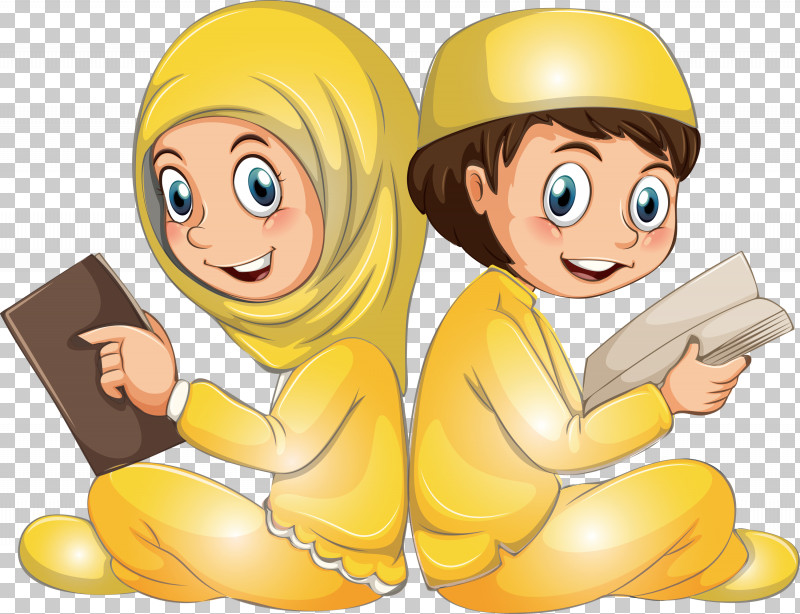 Muslim People PNG, Clipart, Cartoon, Job, Muslim People, Sharing, Yellow Free PNG Download
