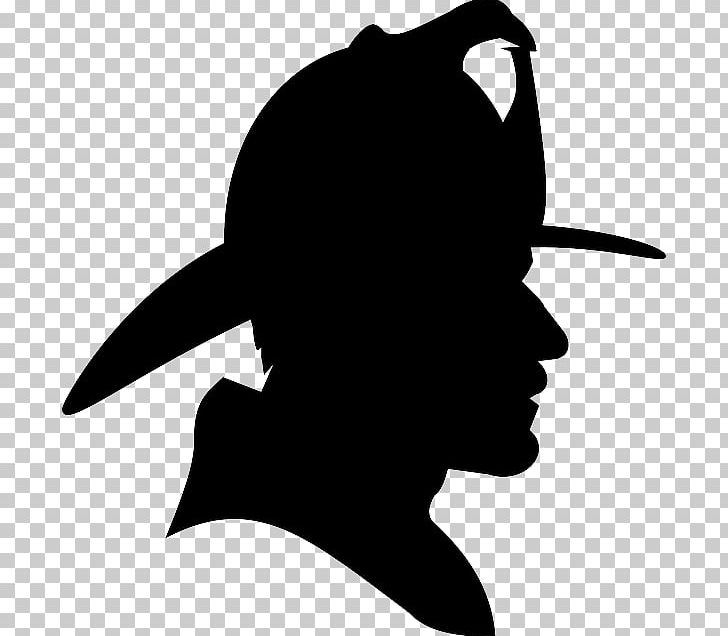 Firefighter Silhouette Fire Department PNG, Clipart, Artwork, Beak, Black, Black And White, Cli Free PNG Download