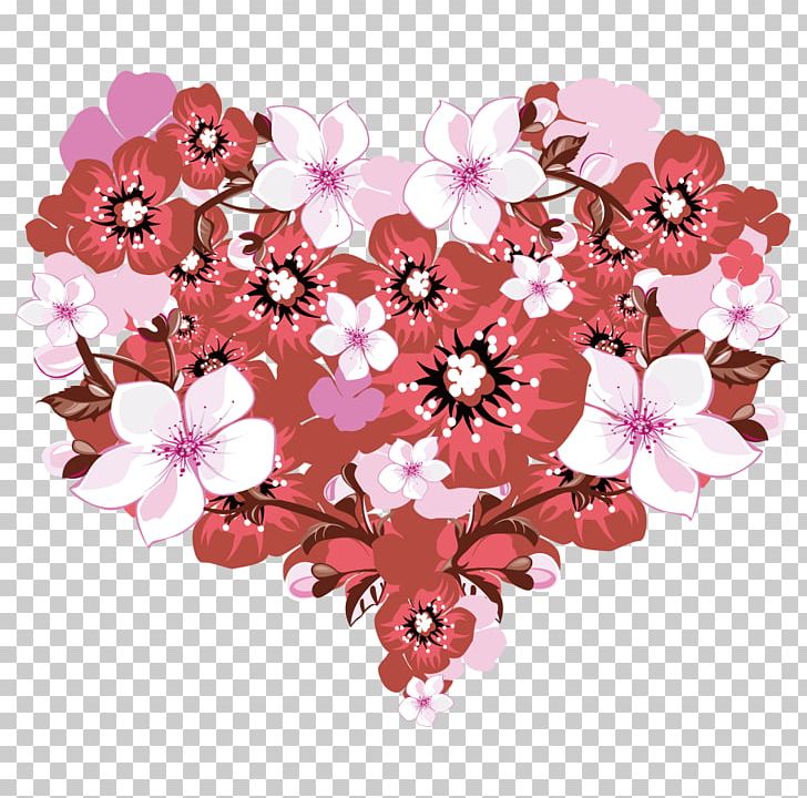 Heart Valentines Day Flower Greeting Card PNG, Clipart, Art, Blossom, Bouquet, Bouquet Of Flowers, Bouquet Of Roses Free PNG Download