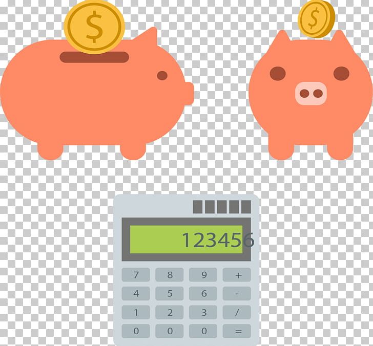 Piggy Bank Illustration PNG, Clipart, Area, Bank, Banking, Bank Vector, Calculator Free PNG Download