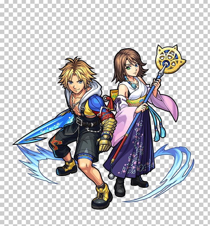 Monster Strike Final Fantasy X Tidus Yuna PNG, Clipart, Anime, Art, Cartoon, Character, Chocobo Free PNG Download