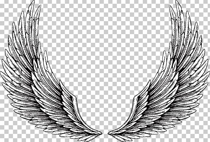 Tattoo Wing Illustration PNG, Clipart, Angels Wings, Angel Wing, Angel Wings, Art, Black And White Free PNG Download