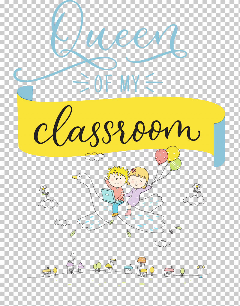 Cartoon Yellow Home Accessories Line Happiness PNG, Clipart, Behavior, Cartoon, Classroom, Happiness, Home Accessories Free PNG Download