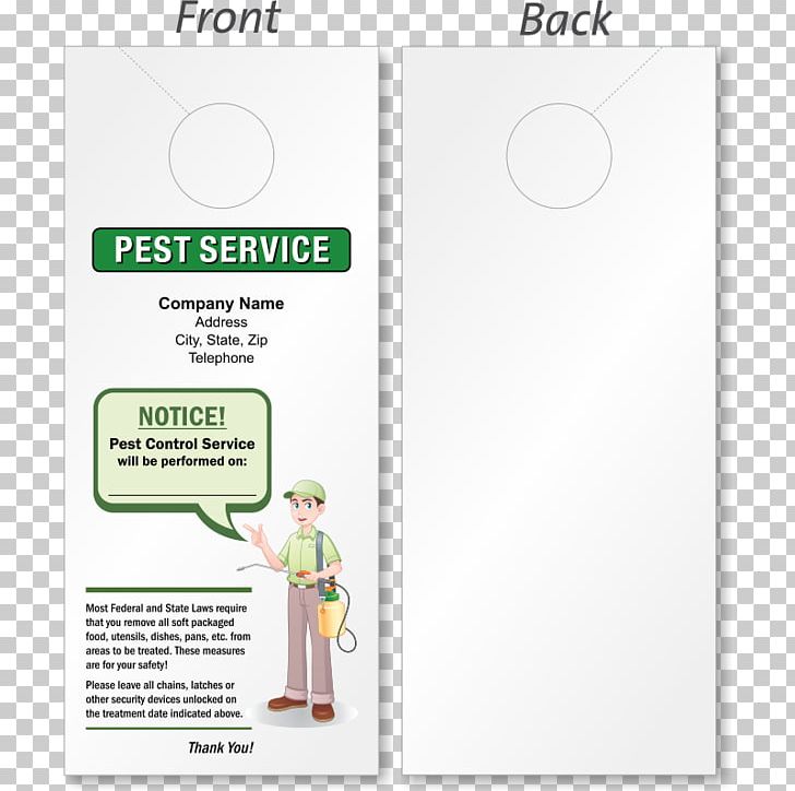 Door Hanger Pest Control House PNG, Clipart, Brand, Cockroach, Credit, Door, Door Hanger Free PNG Download