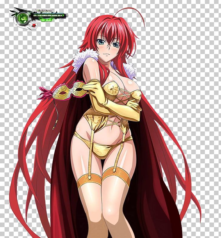 Rias Gremory Anime High School DxD Rendering PNG, Clipart, Action Figure, Bloglovin, Brown Hair, Captain Earth, Cartoon Free PNG Download