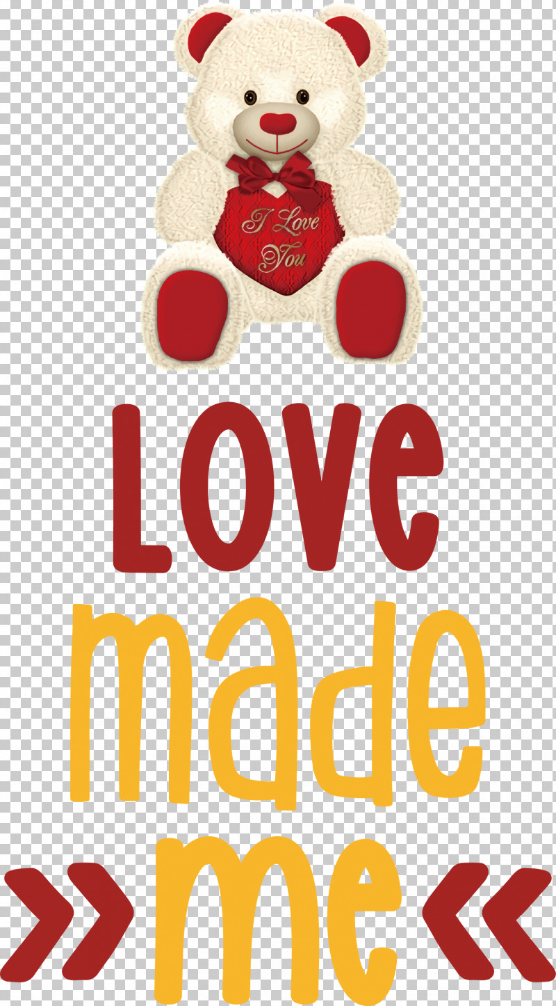 Love Made Me Valentines Day Valentines Day Quote PNG, Clipart, Bae Yongjoon, Bears, Character, Christmas Day, Christmas Decoration Free PNG Download