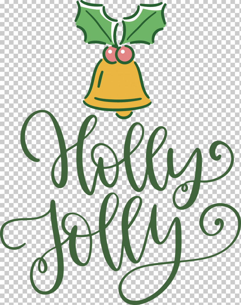 Holly Jolly Christmas PNG, Clipart, Christmas, Flower, Holly Jolly, Leaf, Logo Free PNG Download