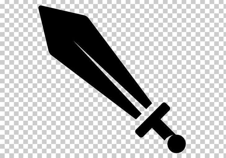 Sword Computer Icons Melee Épée PNG, Clipart, Angle, Black And White, Blade, Cold Weapon, Computer Icons Free PNG Download