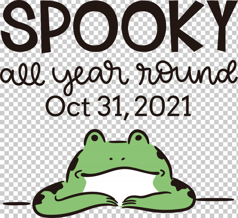 Spooky Halloween PNG, Clipart, Cartoon, Frogs, Green, Halloween, Line Free PNG Download