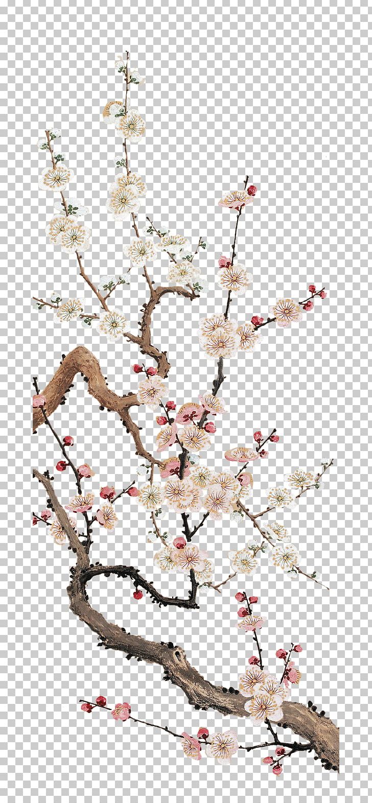 Cherry Blossom Plum Blossom Flower PNG, Clipart, Artificial Flower, Blossom, Branch, Cao Xueqin, Cartoon Free PNG Download