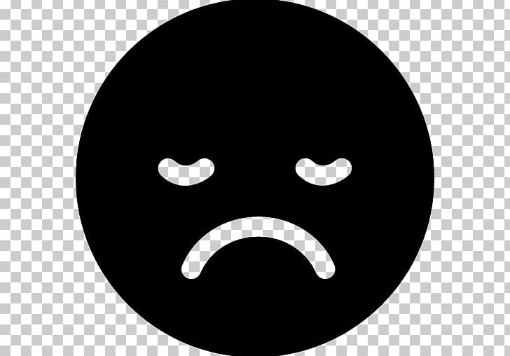 Emoticon Smiley Sadness Computer Icons PNG, Clipart, Black, Black And White, Character, Circle, Computer Icons Free PNG Download