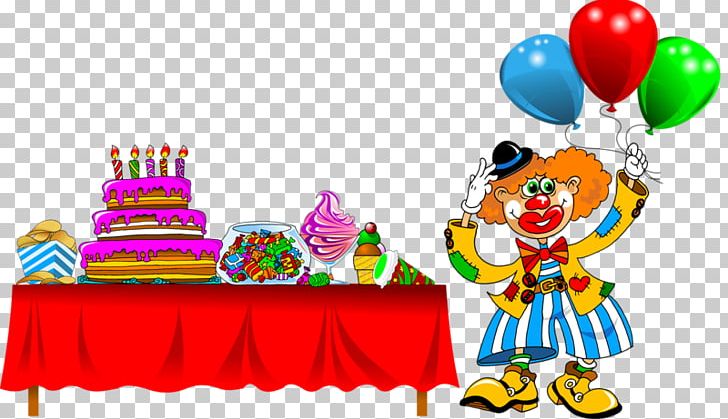 Clown Birthday Illustration PNG, Clipart, Art, Balloon, Birthday, Cake, Cartoon Free PNG Download