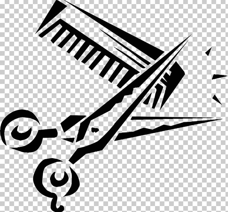 Comb Hair-cutting Shears Scissors PNG, Clipart, Angle, Art, Barber, Beauty Parlour, Black Free PNG Download