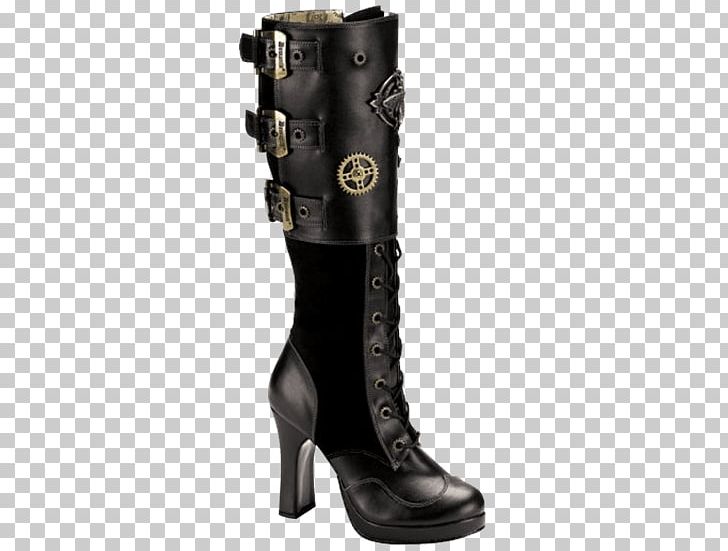 Knee-high Boot Steampunk Shoe Goth Subculture PNG, Clipart,  Free PNG Download