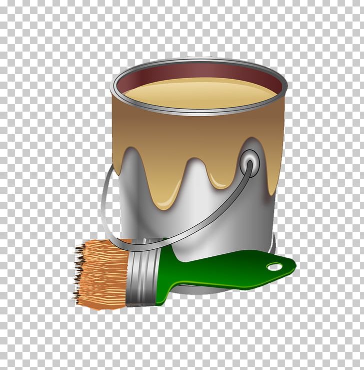 Painting Brush Bucket PNG, Clipart, Balloon Cartoon, Brush, Brush Stroke, Cartoon Character, Cartoon Couple Free PNG Download