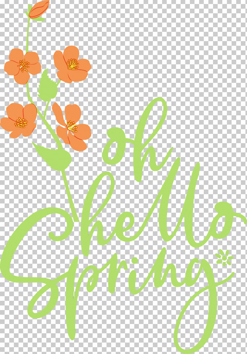 Logo Royalty-free Calligraphy Leaf Flower PNG, Clipart, Calligraphy, Flower, Hello Spring, Leaf, Logo Free PNG Download