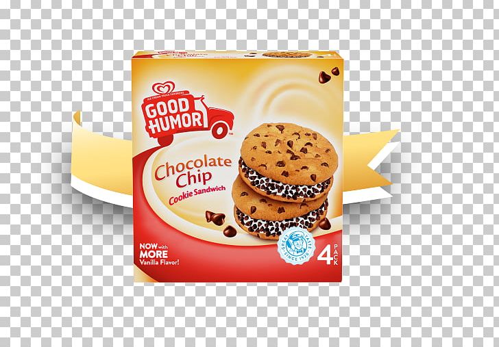 Chocolate Chip Cookie Ice Cream Sandwich Wall's PNG, Clipart,  Free PNG Download