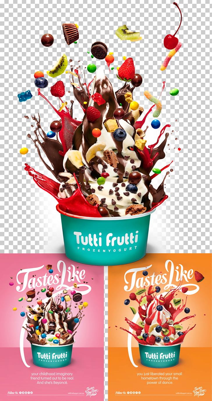 Sundae Tutti Frutti Ice Cream Plaza Malecón Fruit PNG, Clipart, Auglis, Billboard, Dairy Product, Dessert, Facebook Free PNG Download