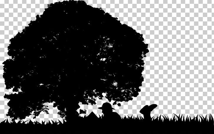 Tree Silhouette PNG, Clipart, Atmosphere, Black, Black And White, Child, Christmas Tree Free PNG Download