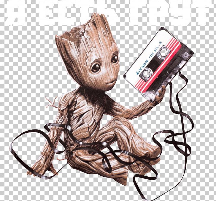 Baby Groot T-shirt Compact Cassette Guardians Of The Galaxy PNG, Clipart, Baby Groot, Clothing, Comic Book, Comics, Compact Cassette Free PNG Download