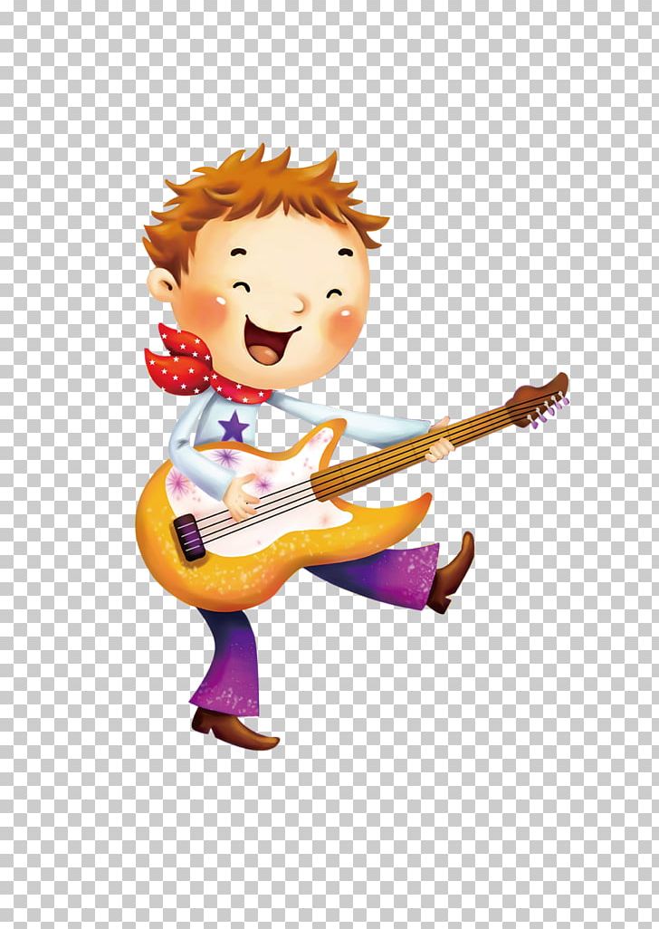 Cartoon Guitar Animation Child PNG, Clipart, Animation, Art, Cartoon, Child, Clip Art Free PNG Download