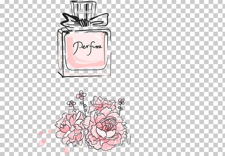 Perfume Flower Bottle Euclidean PNG, Clipart, Beach Rose, Chanel Perfume, Download, Fashion, Flower Free PNG Download