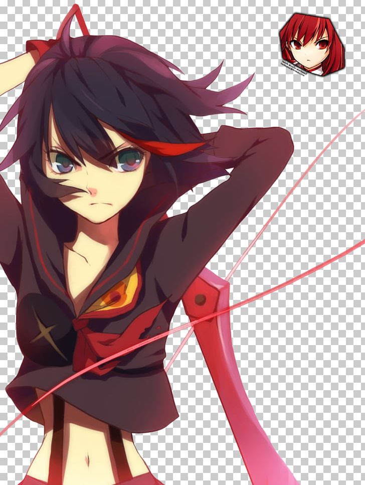 Ryuko Matoi Satsuki Kiryuin Senketsu Tsumugu Kinagase Nonon Jakuzure PNG, Clipart, Anime, Art, Black Hair, Brown Hair, Cartoon Free PNG Download