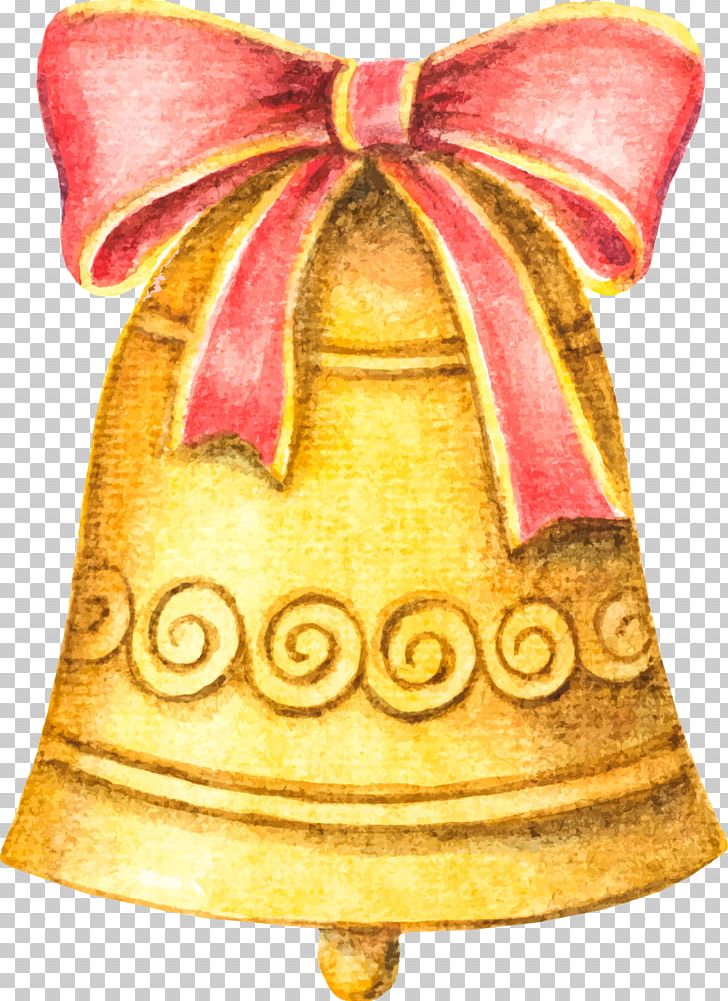 Bell Christmas Decoration Drawing Watercolor Painting PNG, Clipart,  Free PNG Download