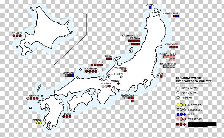 Japanese Nuclear Weapon Program Onagawa Nuclear Power Plant Pressurized Water Reactor Shippingport Atomic Power Station PNG, Clipart, Advanced Boiling Water Reactor, Jap, Japanese Nuclear Weapon Program, Line, Map Free PNG Download