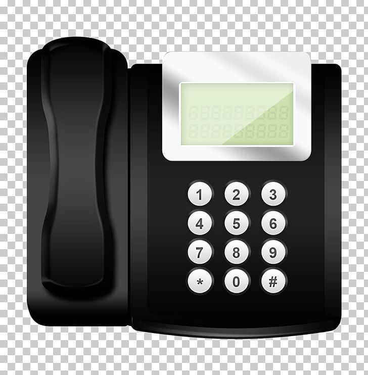 Telephone Landline Icon PNG, Clipart, Answering Machine, Background Black, Black Background, Black Hair, Black White Free PNG Download