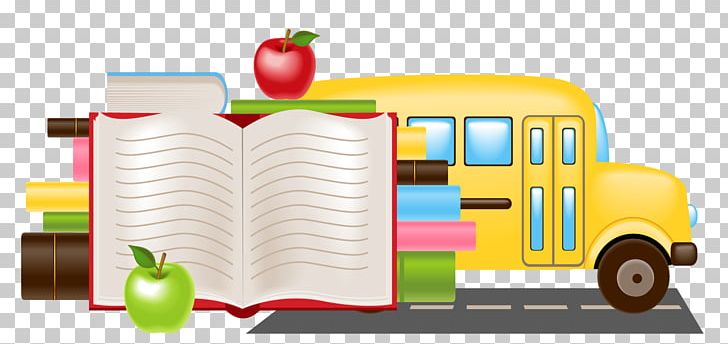 Bus School Cartoon Png Clipart Back To School Book Book Vector Brand Bus Free Png Download