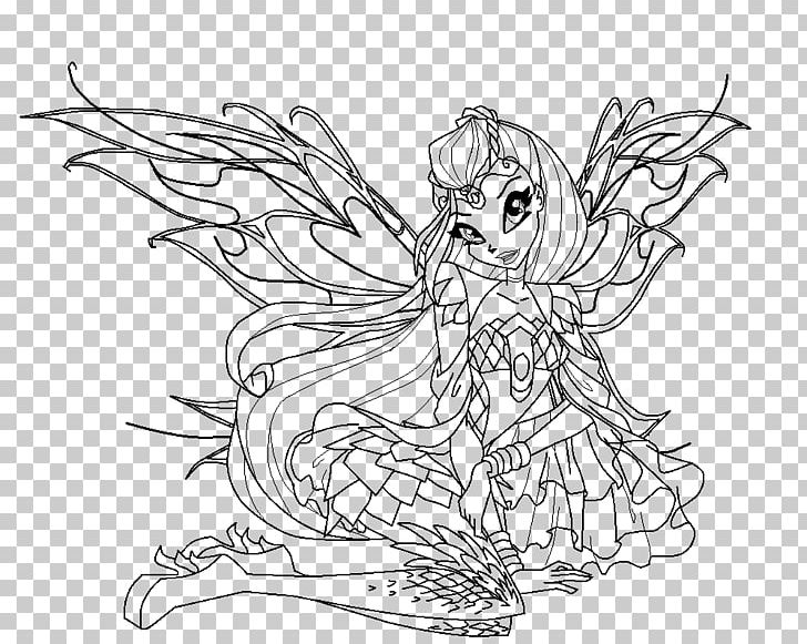 Bloom Musa Tecna Stella Fairy PNG, Clipart, Alfea, Artwork, Baby Winx, Black And White, Bloom Free PNG Download