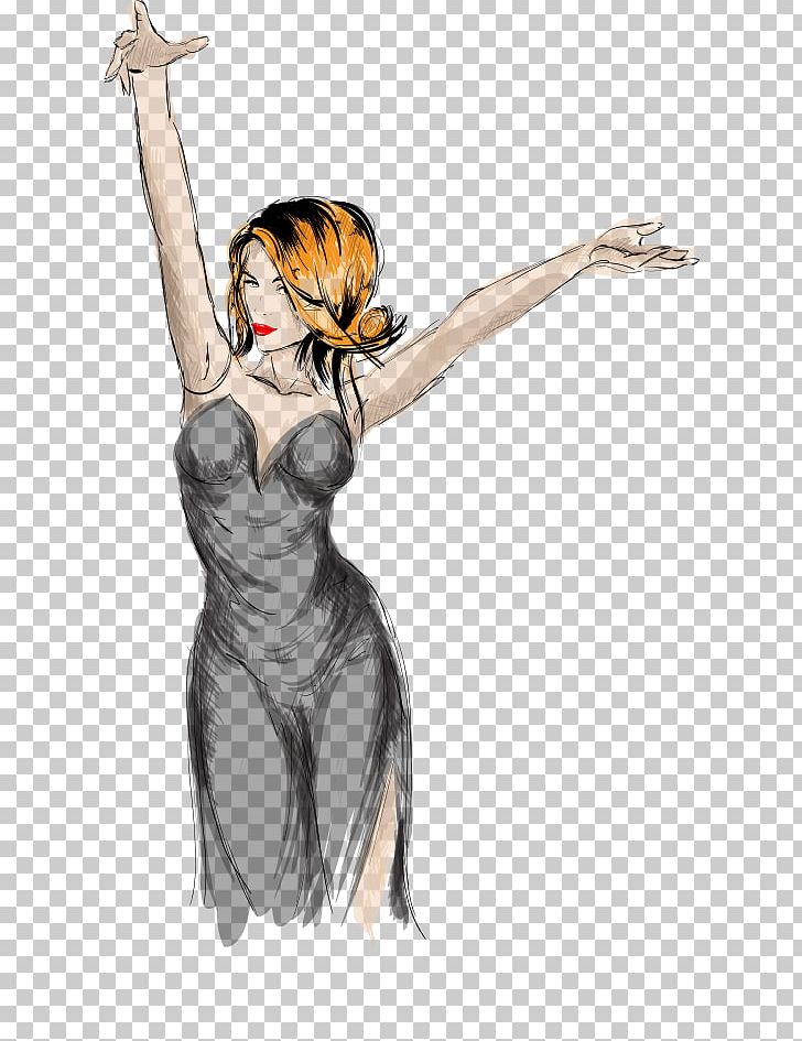 Cartoon Drawing Fashion Illustration PNG, Clipart, Arm, Art, Baby Dress, Beauty, Cartoon Characters Free PNG Download