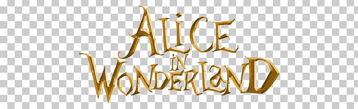 Alice In Wonderland Gold Logo PNG, Clipart, Alice In Wonderland, At The Movies, Cartoons Free PNG Download