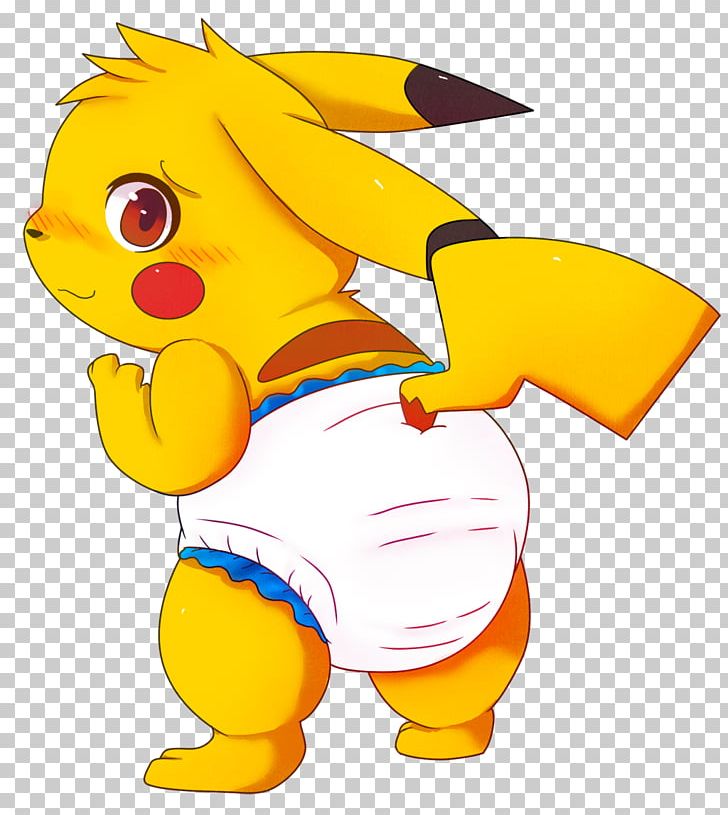 Detective Pikachu Diaper Pokémon Yellow PNG, Clipart, Art, Beak, Bird, Cartoon, Detective Pikachu Free PNG Download