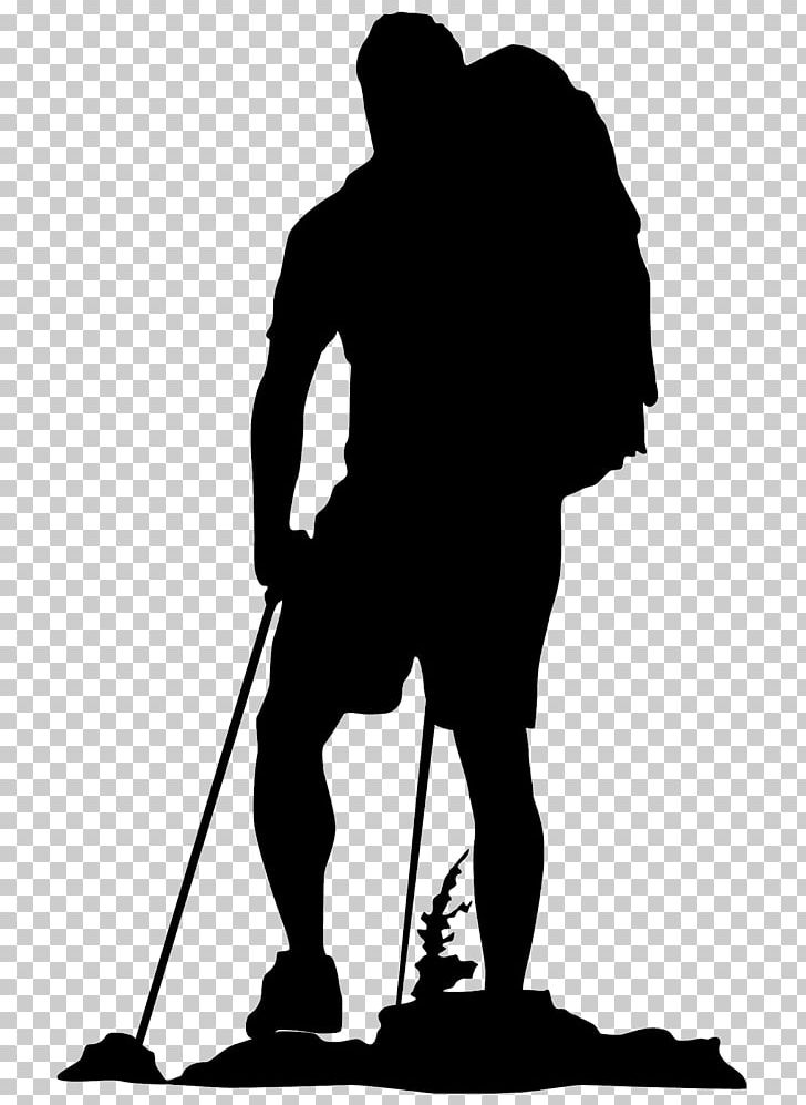 Hiking Backpacking Graphics Silhouette PNG, Clipart, Animals, Backpacking, Black, Black And White, Fictional Character Free PNG Download