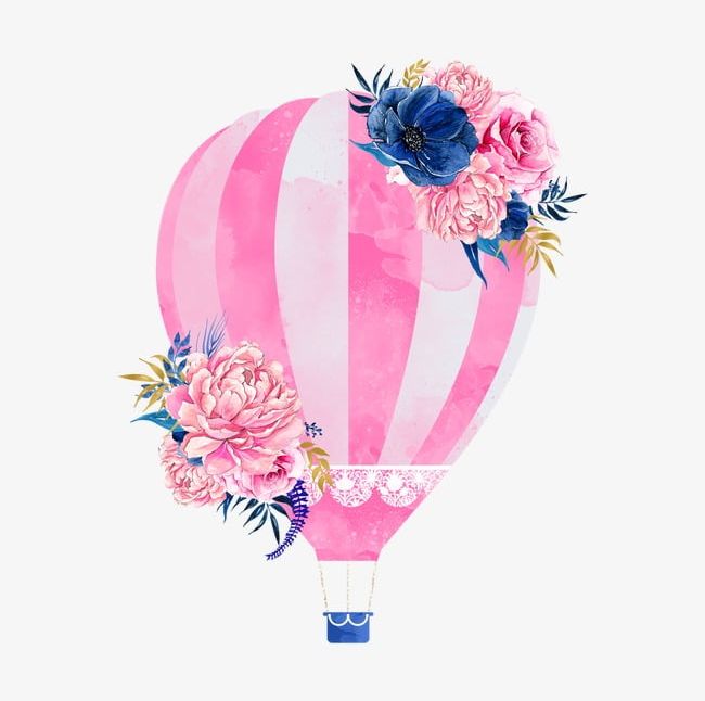 Pink Hot Air Balloon PNG Clipart Air Air Clipart Balloon Balloon 