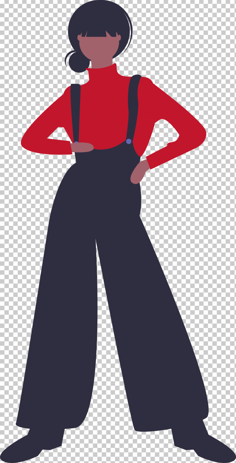 Clothing Standing Trousers Headgear Costume PNG, Clipart, Clothing, Costume, Headgear, Modern Art, Modern Girl Free PNG Download