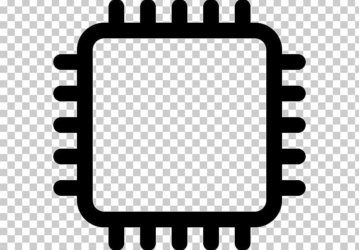 Computer Icons Central Processing Unit Integrated Circuits & Chips PNG, Clipart, Amp, Area, Black, Black And White, Central Processing Unit Free PNG Download