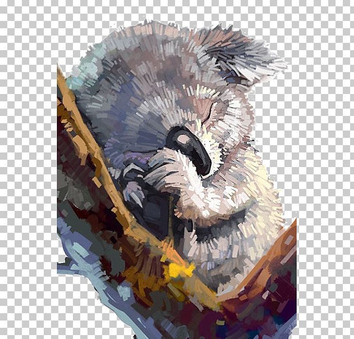 Koala Painting Drawing Art Illustration PNG, Clipart, Animal, Animals, Ballo, Beak, Cartoon Free PNG Download