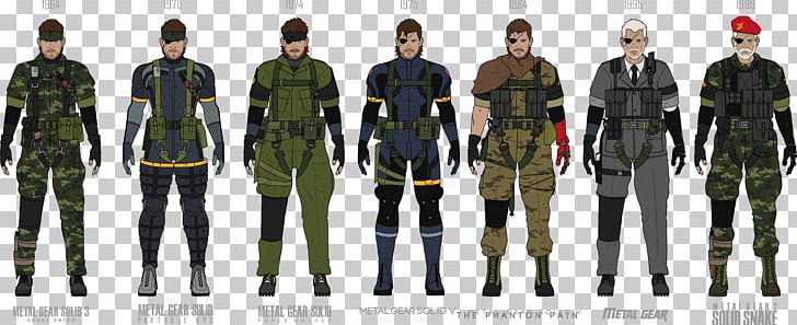 Metal Gear Solid V: The Phantom Pain Metal Gear Solid 3: Snake Eater Metal Gear 2: Solid Snake Metal Gear Solid 4: Guns Of The Patriots PNG, Clipart, Army, Boss, Costume Design, Fashion, Fashion Design Free PNG Download
