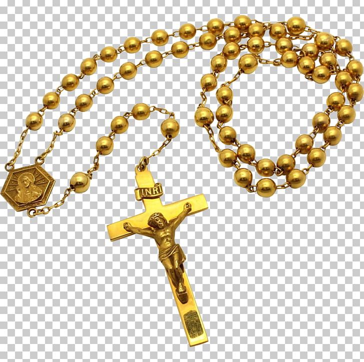 Rosary Crucifix Prayer Beads PNG, Clipart, Artifact, Bead, Chain, Christian Cross, Colored Gold Free PNG Download