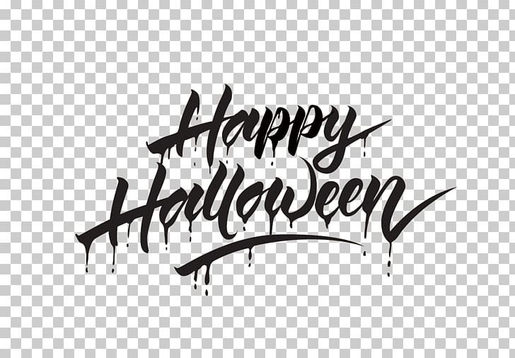 Halloween Calligraphy PNG, Clipart, Art, Brush, Cartoon Character, Design, English Free PNG Download