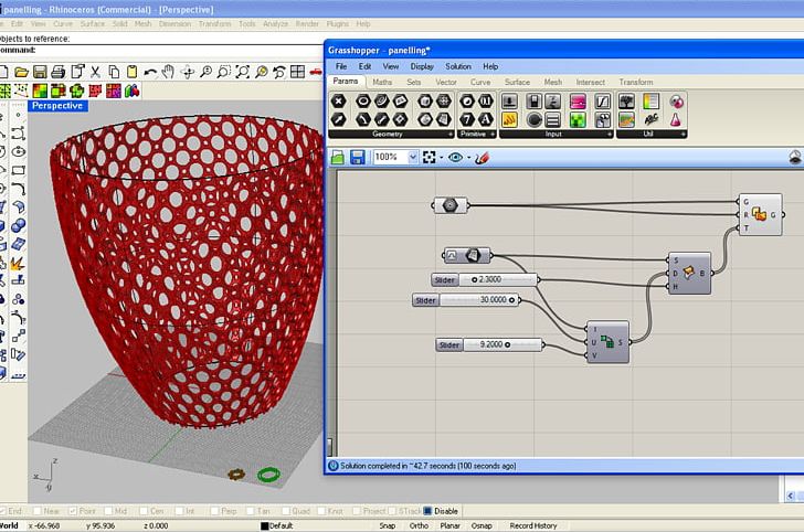 Rhinoceros 3D Modeling Grasshopper 3D Printing Technology PNG, Clipart, 3d Computer Graphics, 3d Modeling, 3d Printing, Angle, Computer Software Free PNG Download