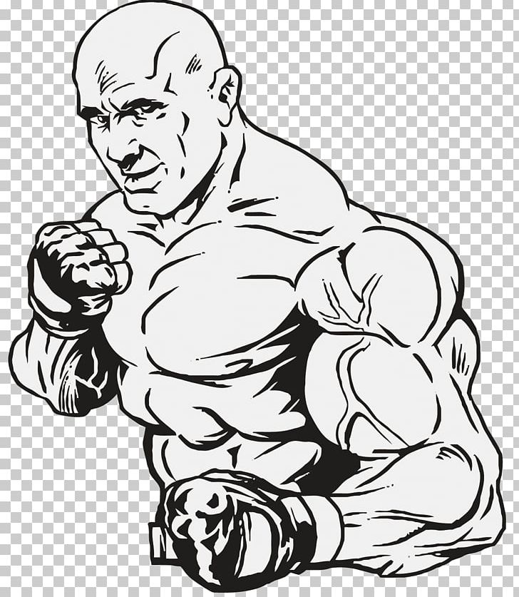 Ultimate Fighting Championship Mixed Martial Arts Sport PNG, Clipart, Arm, Art, Artwork, Black, Black And White Free PNG Download