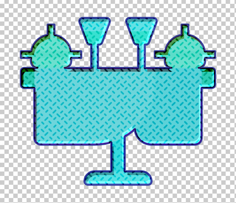 Dinner Icon Wedding Icon PNG, Clipart, Azure, Dinner Icon, Line, Turquoise, Wedding Icon Free PNG Download