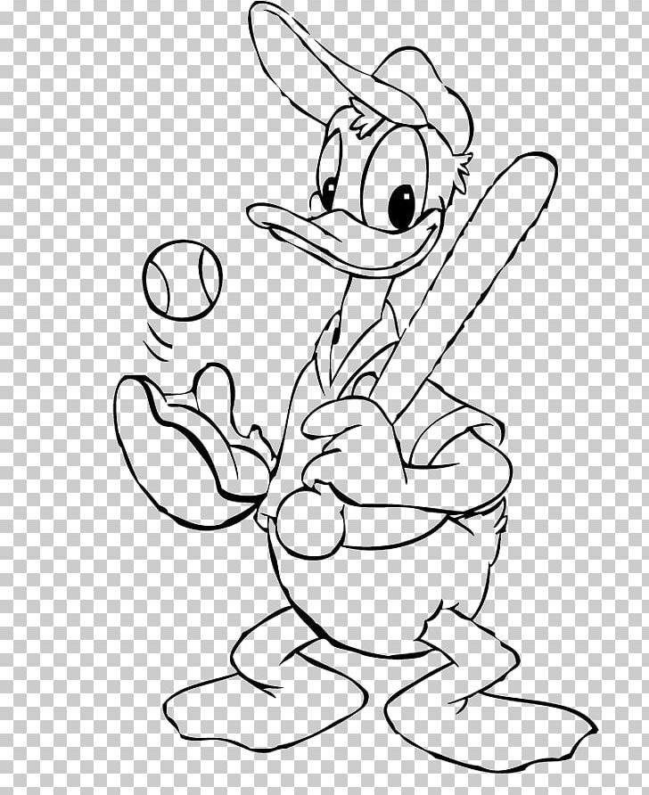 Donald Duck Daisy Duck Coloring Book Daffy Duck PNG, Clipart, Angle, Arm, Art, Baby Ducks, Baseball Free PNG Download