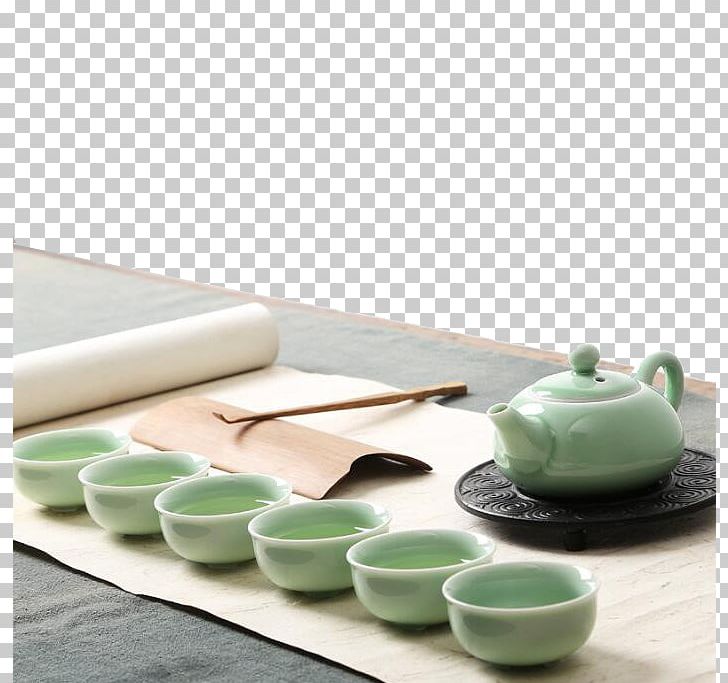 Teapot Tea Set Celadon Teacup PNG, Clipart, Accessories, Celadon, Ceramic, Ceramic Glaze, Dishware Free PNG Download