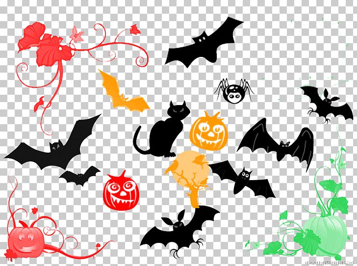 Bat Halloween Jack-o-lantern Pumpkin PNG, Clipart, Animals, Black, Black And White Painting, Boszorkxe1ny, Cartoon Free PNG Download
